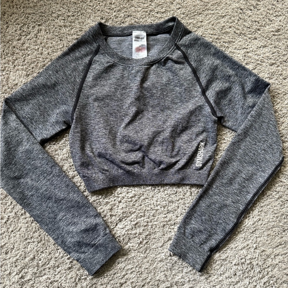 Gymshark Heather Gray Athletic Top